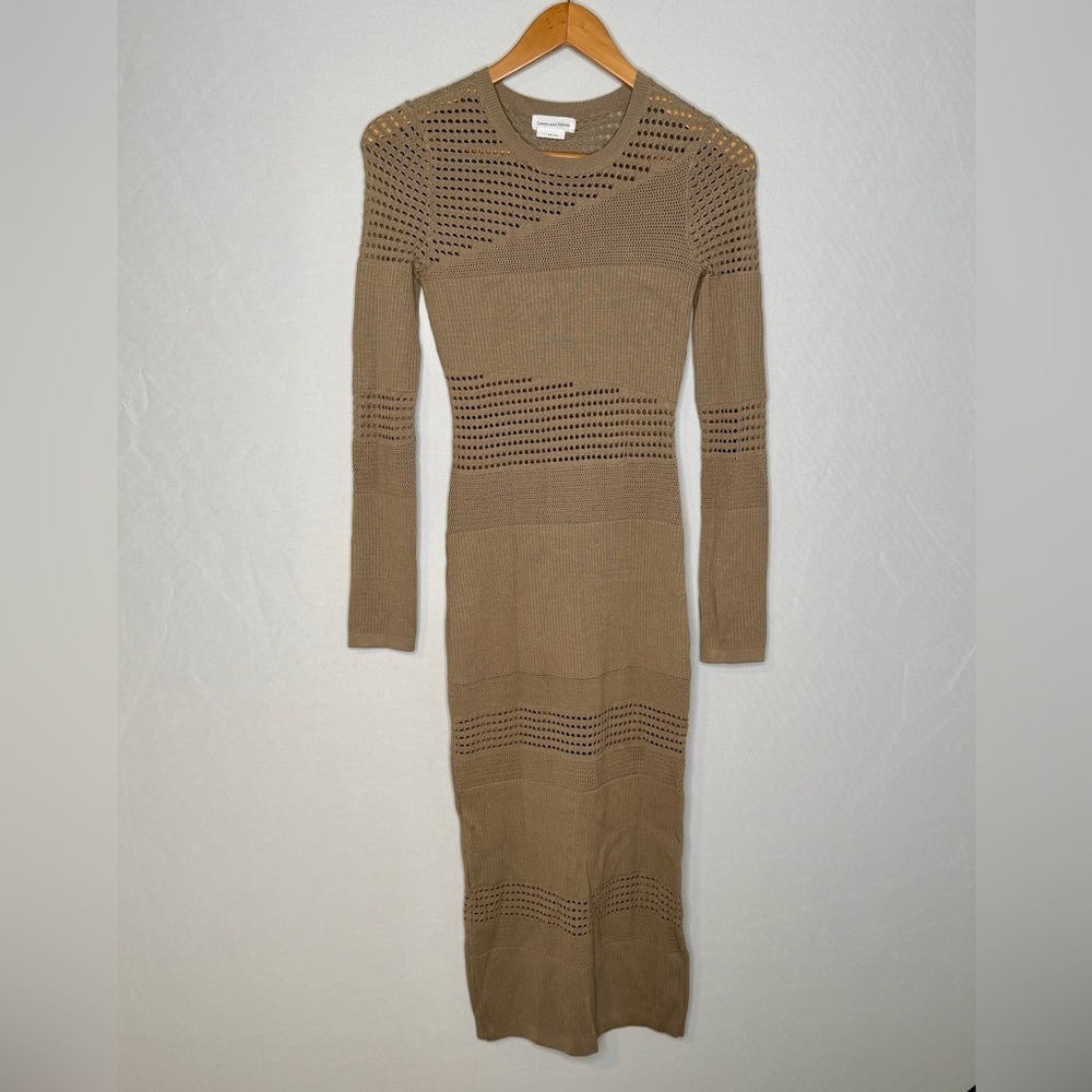 REVOLVE | Lovers + Friends Tianna Dress in Color: Mushroom. Size Small. - Picture 5 of 12